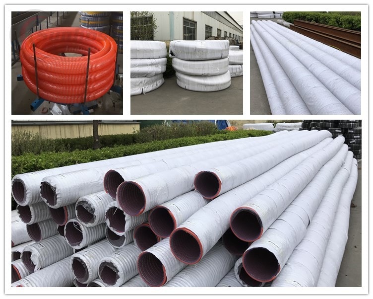 Package of Heavy Duty PVC Fabric Reinforced Suction Hose