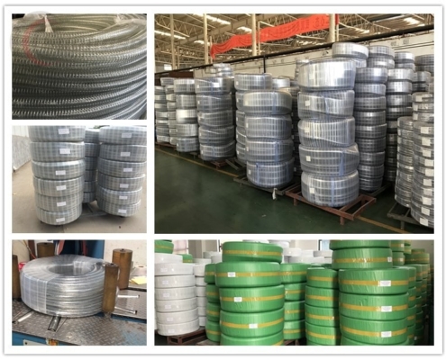 package of steel wire reinforced suctoin hose