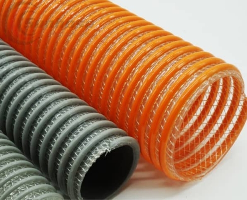 PVC Fabric Reinforced Suction Hose Corrugated