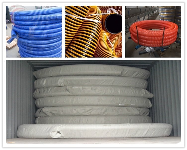Heavy Duty PVC Fabric Reinforced Suction Hose Corrugated