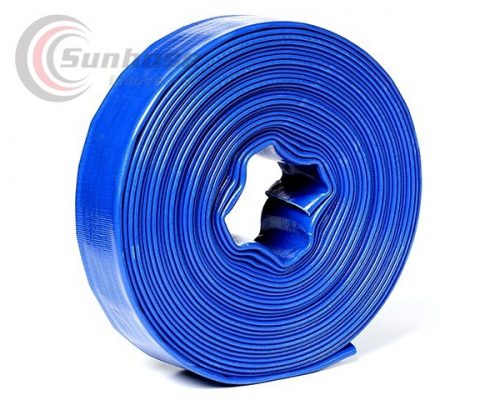 blue-flat-hose blue pvc layflat hose