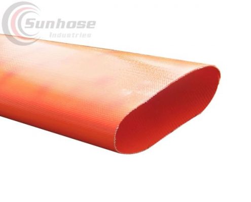 red-tpu-flat-hose red TPU flat hose