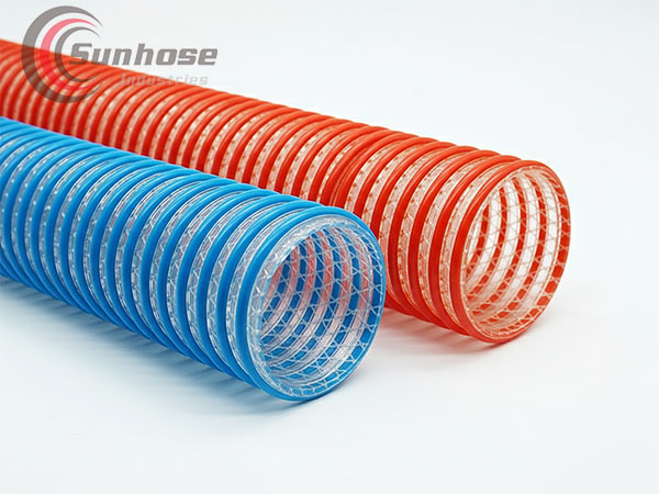 PVC-Spiral-Suction-Fiber-Reinforced Heavy Duty PVC Fabric Reinforced Suction Hose